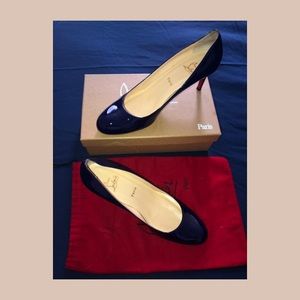 Christian Louboutin Navy Pumps